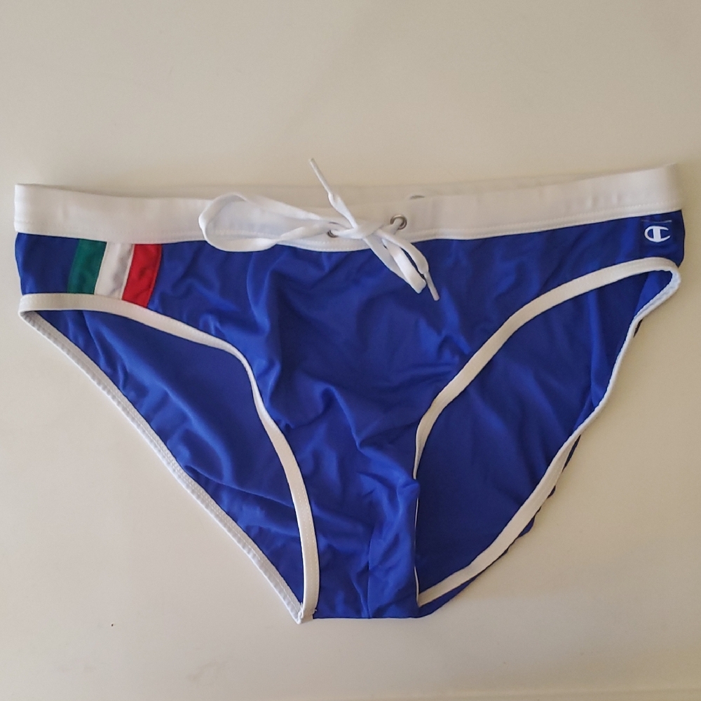 Champion Blue Swim Briefs L